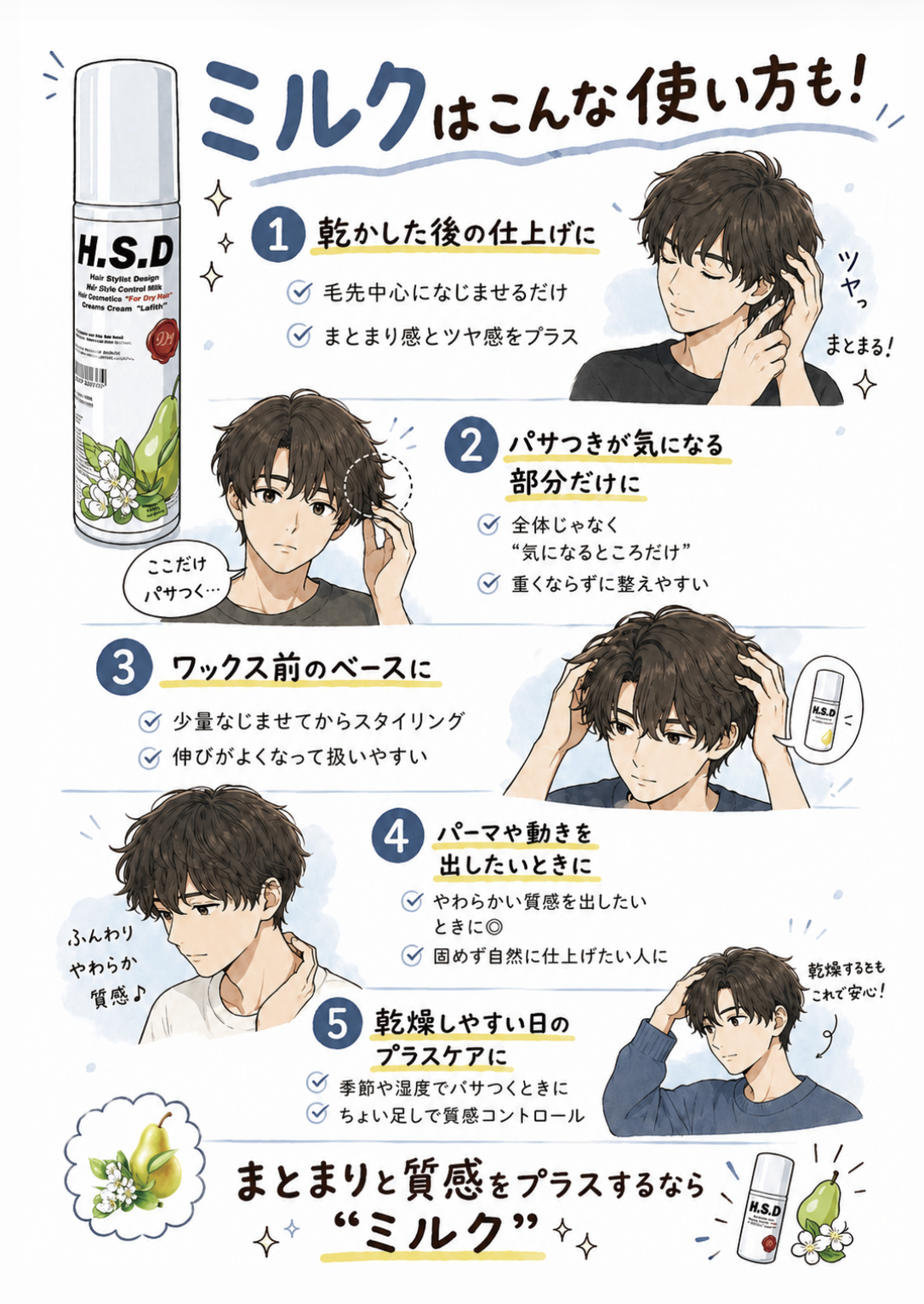 HSD HAIR MILK